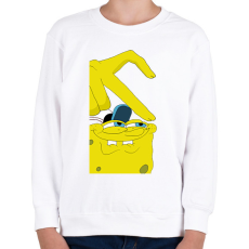 PRINTFASHION spongyabob és patrick páros minta barátoknak - Gyerek pulóver - Fehér