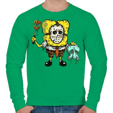 PRINTFASHION Spongyabob Thriller - Férfi pulóver - Zöld férfi pulóver, kardigán