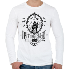 PRINTFASHION spooky-4554208 - Férfi hosszú ujjú póló - Fehér