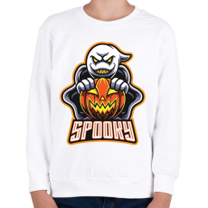 PRINTFASHION Spooky - Gyerek pulóver - Fehér
