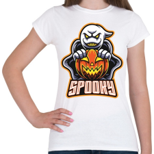 PRINTFASHION Spooky - Női póló - Fehér női póló