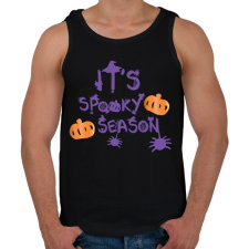 PRINTFASHION spooky.season - Férfi atléta - Fekete atléta, trikó