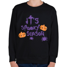 PRINTFASHION spooky.season - Gyerek pulóver - Fekete gyerek pulóver, kardigán
