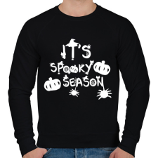 PRINTFASHION spooky.season.w - Férfi pulóver - Fekete férfi pulóver, kardigán