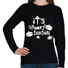 PRINTFASHION spooky.season.w - Női pulóver - Fekete női pulóver, kardigán