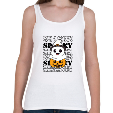 PRINTFASHION Spooky szellem - Női atléta - Fehér