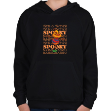 PRINTFASHION Spooky töki - Gyerek kapucnis pulóver - Fekete gyerek pulóver, kardigán