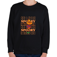 PRINTFASHION Spooky töki - Gyerek pulóver - Fekete gyerek pulóver, kardigán