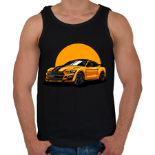 PRINTFASHION sport autó - Férfi atléta - Fekete atléta, trikó