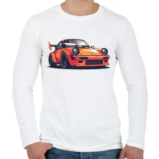 PRINTFASHION Sport autó  - Férfi hosszú ujjú póló - Fehér férfi póló