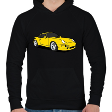 PRINTFASHION sport autó - Férfi kapucnis pulóver - Fekete női pulóver, kardigán