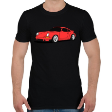 PRINTFASHION sport autó - Férfi póló - Fekete