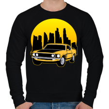 PRINTFASHION Sport autó  - Férfi pulóver - Fekete férfi pulóver, kardigán