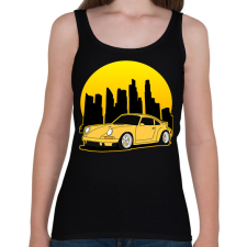 PRINTFASHION Sport autó  - Női atléta - Fekete női trikó