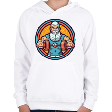 PRINTFASHION Sport - Gyerek kapucnis pulóver - Fehér