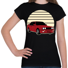 PRINTFASHION sport kocsi - Női póló - Fekete női póló
