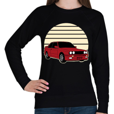 PRINTFASHION sport kocsi - Női pulóver - Fekete női pulóver, kardigán