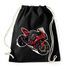 PRINTFASHION Sport motor  - Sportzsák, Tornazsák - Fekete