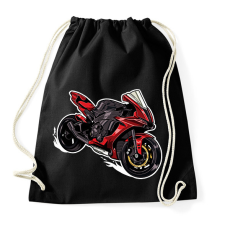 PRINTFASHION Sport motor  - Sportzsák, Tornazsák - Fekete tornazsák