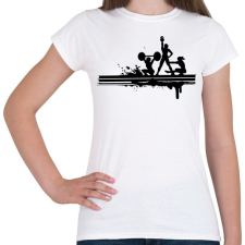 PRINTFASHION Sportolás - Női póló - Fehér női póló