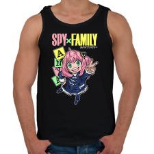 PRINTFASHION SPY FAMILY - ANYA - Férfi atléta - Fekete atléta, trikó