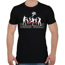 PRINTFASHION Squad Goals - Férfi póló - Fekete női póló