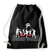 PRINTFASHION Squad Goals - Sportzsák, Tornazsák - Fekete tornazsák