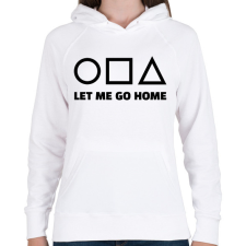 PRINTFASHION SQUID GAME 5 - Női kapucnis pulóver - Fehér női pulóver, kardigán