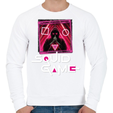 PRINTFASHION squid game art - nyerd meg az életed - Férfi pulóver - Fehér férfi pulóver, kardigán