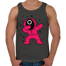 PRINTFASHION Squid Game Dab kör - Férfi atléta - Sötétszürke