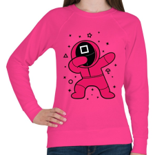 PRINTFASHION Squid Game Dab négyszög - Női pulóver - Fukszia női pulóver, kardigán