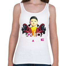 PRINTFASHION Squid game doll and soldiers - Női atléta - Fehér
