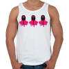 PRINTFASHION Squid Game - Férfi atléta - Fehér