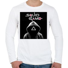PRINTFASHION Squid Game - Férfi hosszú ujjú póló - Fehér férfi póló