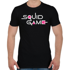 PRINTFASHION Squid Game - Férfi póló - Fekete férfi póló