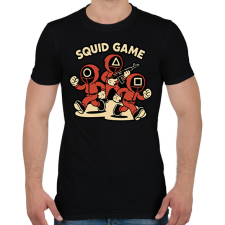 PRINTFASHION squid game - Férfi póló - Fekete férfi póló
