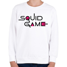 PRINTFASHION Squid Game - Gyerek pulóver - Fehér