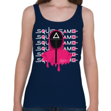 PRINTFASHION SQUID GAME - háromszög - Női atléta - Sötétkék női trikó