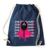 PRINTFASHION SQUID GAME - háromszög - Sportzsák, Tornazsák - Sötétkék