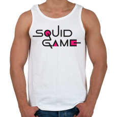 PRINTFASHION Squid Game - Logo - Férfi atléta - Fehér