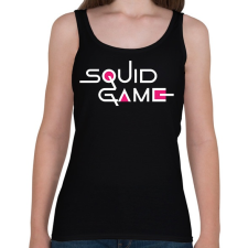 PRINTFASHION Squid Game - Női atléta - Fekete női trikó