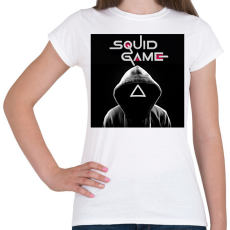 PRINTFASHION Squid Game - Női póló - Fehér