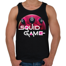 PRINTFASHION Squid game - nyerd meg az életed 05 - Férfi atléta - Fekete atléta, trikó