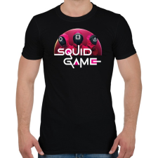 PRINTFASHION Squid game - nyerd meg az életed 05 - Férfi póló - Fekete férfi póló