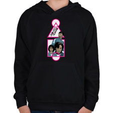 PRINTFASHION Squid game - Nyerd meg az életed 11 - Gyerek kapucnis pulóver - Fekete gyerek pulóver, kardigán