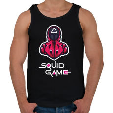 PRINTFASHION Squid game - Nyerd meg az életed N8 - Férfi atléta - Fekete