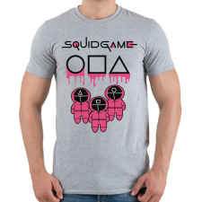 PRINTFASHION Squid Game pink-black - Férfi póló - Sport szürke férfi póló