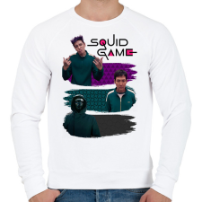 PRINTFASHION Squid Game Season 2 - Férfi pulóver - Fehér férfi pulóver, kardigán