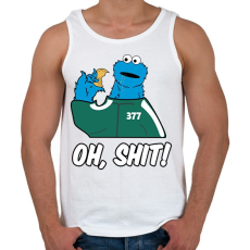 PRINTFASHION Squid Game - Sütiszörny - Férfi atléta - Fehér