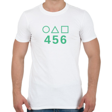 PRINTFASHION Squit game 456 - Férfi póló - Fehér férfi póló